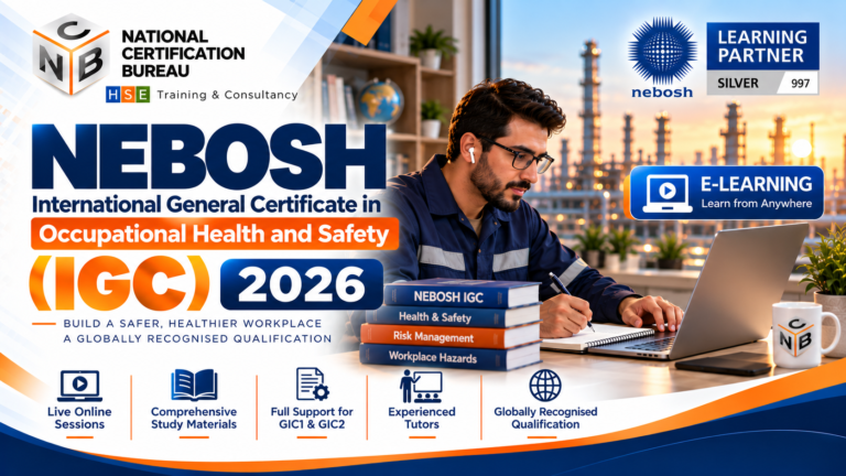 NEBOSH International General Certificate (GIC) Flexible Online E-Learning Course
